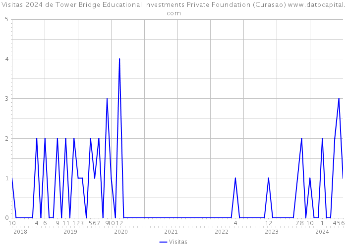 Visitas 2024 de Tower Bridge Educational Investments Private Foundation (Curasao) 