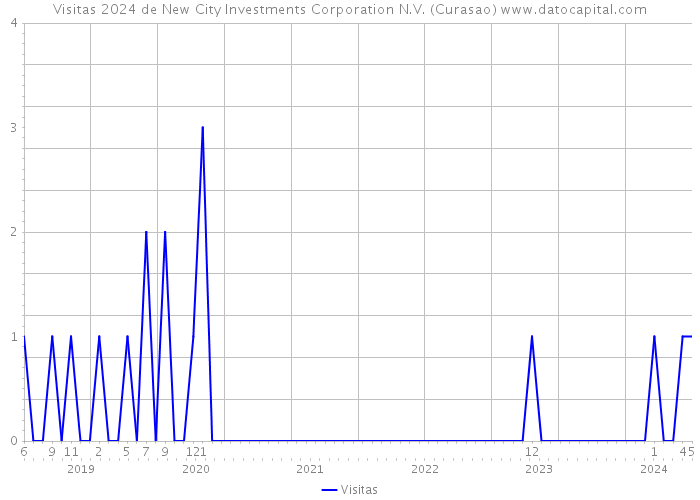 Visitas 2024 de New City Investments Corporation N.V. (Curasao) 